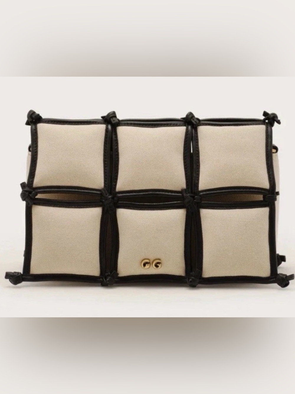 Cult Gaia Puff Crossbody Bag Khaki & Black Nwot comes with dustbag Retail $498 - Picture 13 of 13